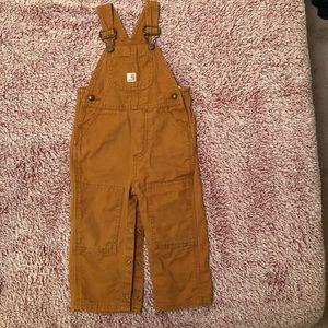 Carhartt EUC tan overalls - 18m